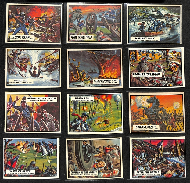  1962 Topps Civil War News Complete Set of 88 Cards